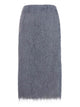 Dries Van Noten Sokna Lightweight Fringed Midi Skirt