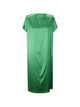 Dries Van Noten Green Silk Dress