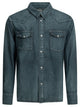 Visvim Social Sculpture Blue Cotton Casual Shirt