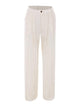 Eleh White Striped Pants