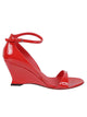 Ferragamo Patent Leather Open-Toe Sandals