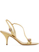 Ferragamo Laminated Leather Sandals