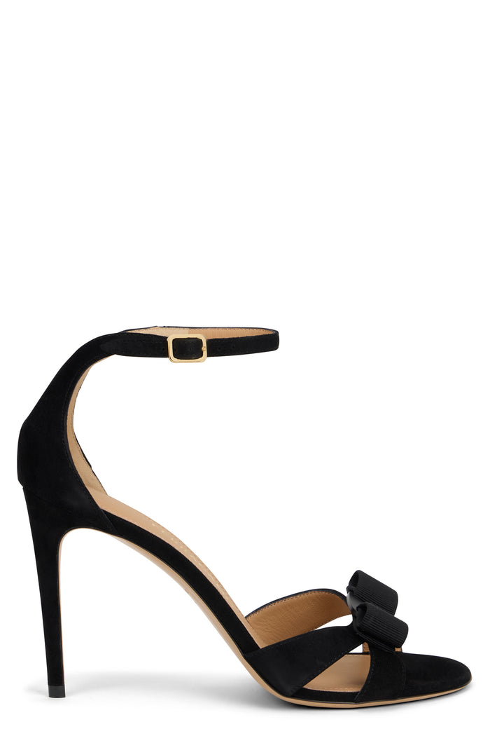 Ferragamo Leather Sandal With Vara Bow