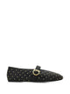 Ferragamo Leather Quilted Ballet Flats
