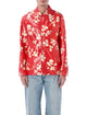 Dries Van Noten Dries Van Noten Printed Coated Cotton Shirt Jacket