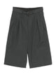 Dries Van Noten Preaches Belted Cotton Poplin Bermudas