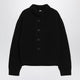 Dries Van Noten Black Waffle-Knit Wool Cardigan