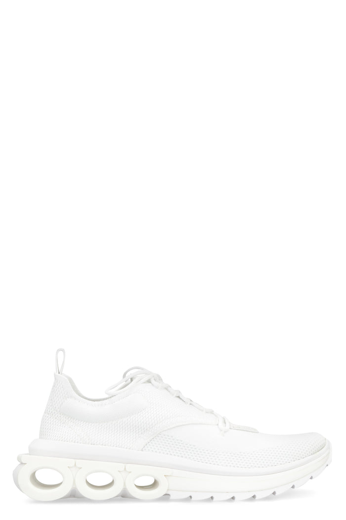 Ferragamo Fabric Low-Top Sneakers