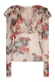Philosophy Di Lorenzo Serafini Printed Frill Blouse