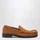 Dries Van Noten Brown Suede Loafers