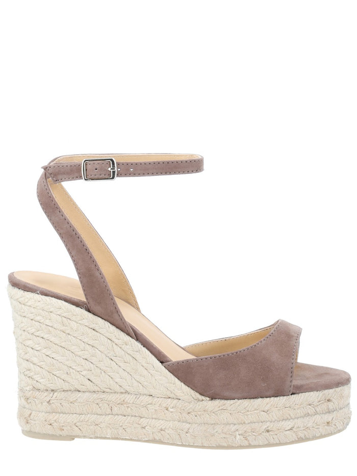 Castañer Grey Ovine Leather Heels