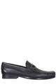 Ferragamo Leather Loafers With Gancini Details