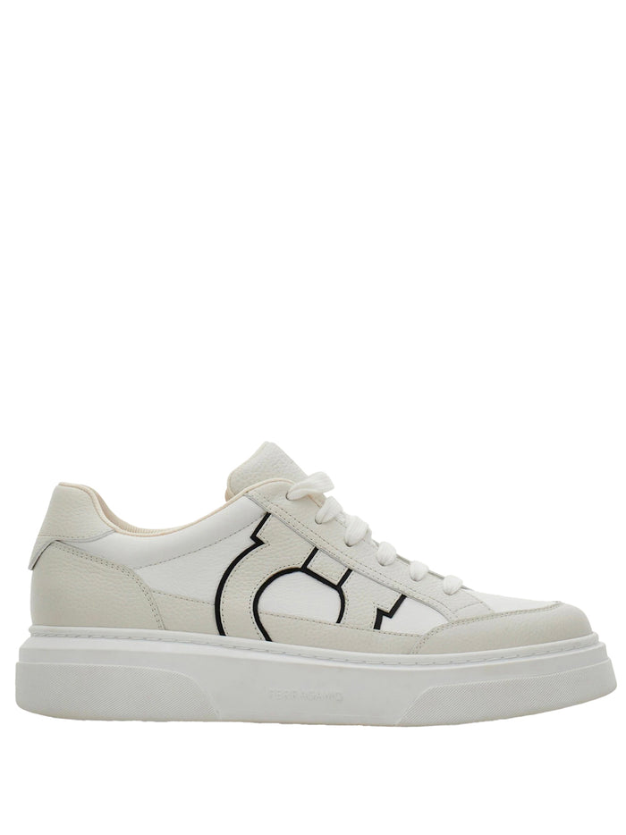 Ferragamo Gancini Low-Top Sneakers