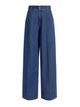 Alberta Ferreti Blue Cotton Pants