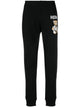 Moschino Couture Black Patterned Cotton Trousers