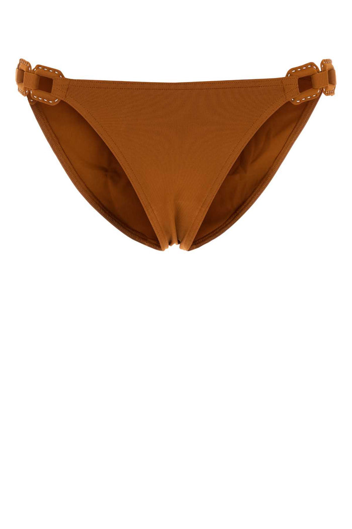 Eres Caramel Stretch Nylon Abordage Bikini Bottom