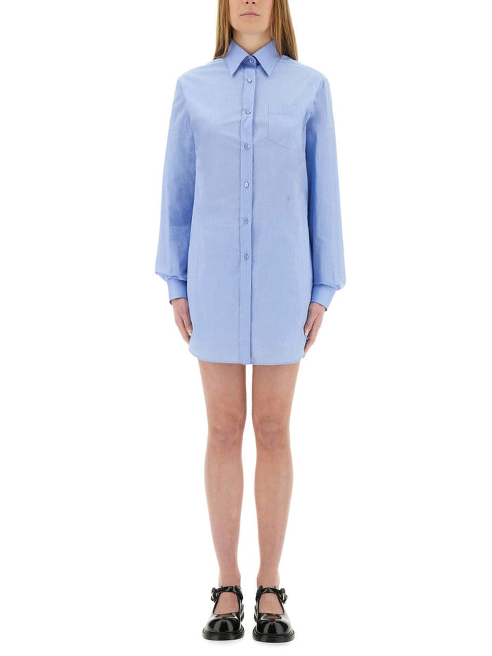 Moschino Couture Poplin Chemise Jumpsuit