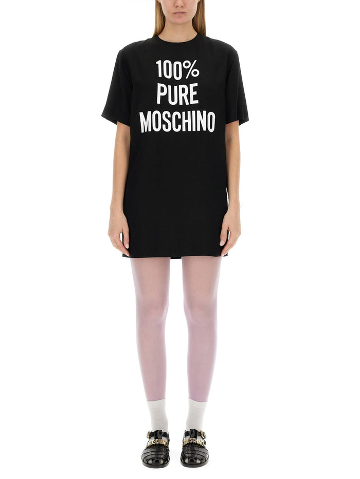 Moschino Couture Dress With Logo