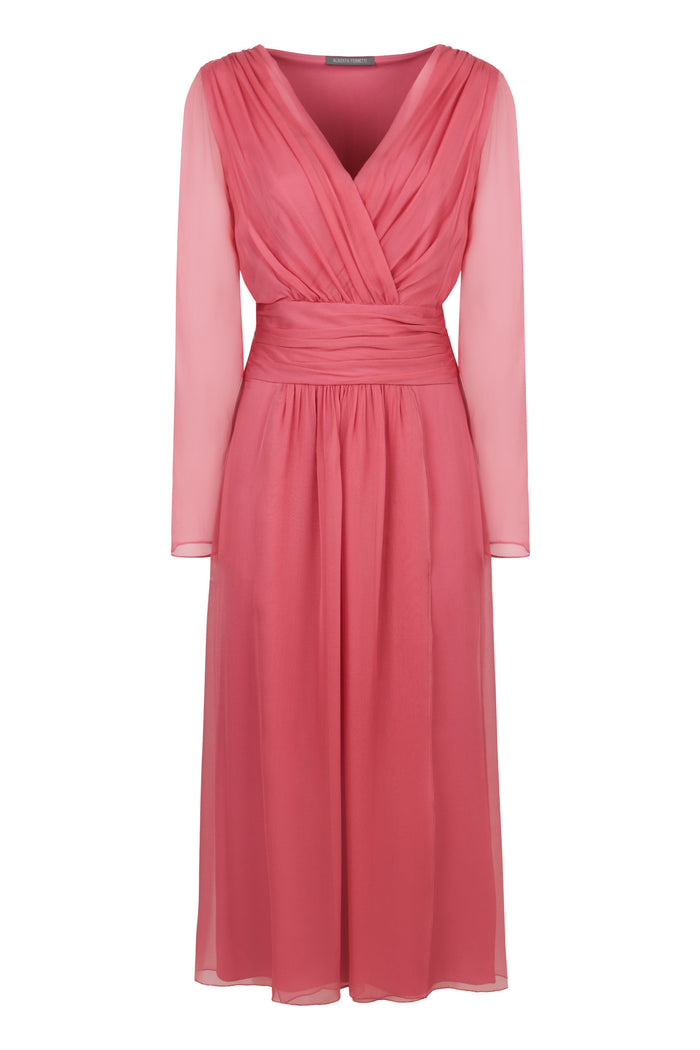 Alberta Ferreti Chiffon Dress