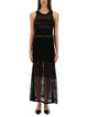 Moschino Jeans Mesh Dress With Logo