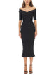 Philosophy Di Lorenzo Serafini Off-The-Shoulder Dress
