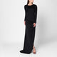 Giuseppe Di Morabito Long Black Dress With Brooch Detail