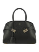 Ferragamo Hug Black Leather Medium Handbag