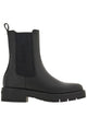 Ferragamo Black Goat Skin Mohave Ankle Boots