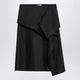Ferragamo Asymmetric Black Skirt With Basque