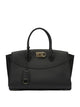 Ferragamo Blackcalf Goat Lining Handbag