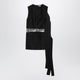 Ferragamo Black Mini Dress With Lace