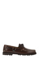 Paraboot Leather Boat Shoes With Lug Sole