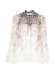 Zimmermann Blusa Luna Con Maniche A Sbuffo