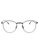Giorgio Armani Matte Gunmetal Titanium Sunglasses