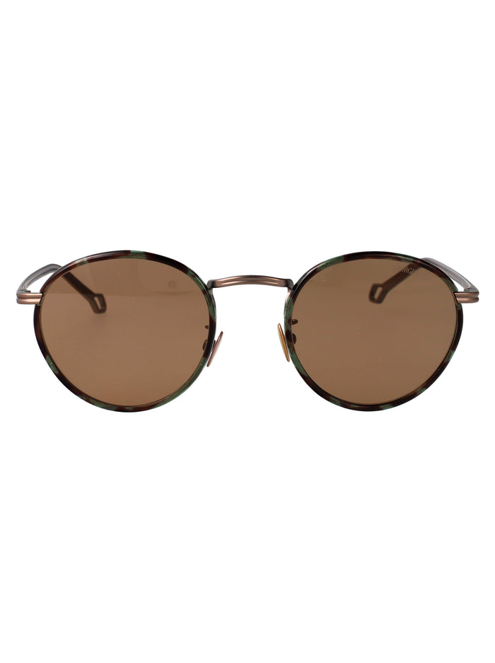 Giorgio Armani Matte Bronze Metal Sunglasses