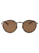 Giorgio Armani Matte Bronze Metal Sunglasses