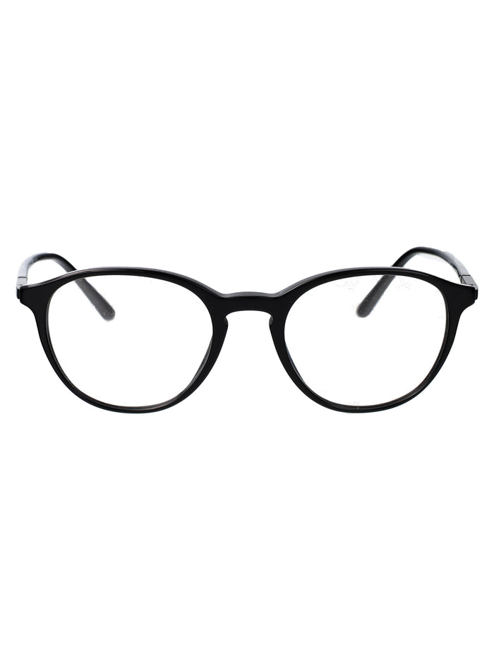 Giorgio Armani Black Acetate Sunglasses
