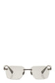 Brunello Cucinelli Rectangular Titanium Sunglasses