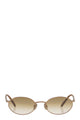 Brunello Cucinelli Timeless Reflections Sunglasses In Titanium