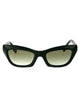 Burberry Green Acetate Sunglasses