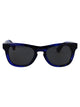 Burberry Check Blue Acetate Sunglasses