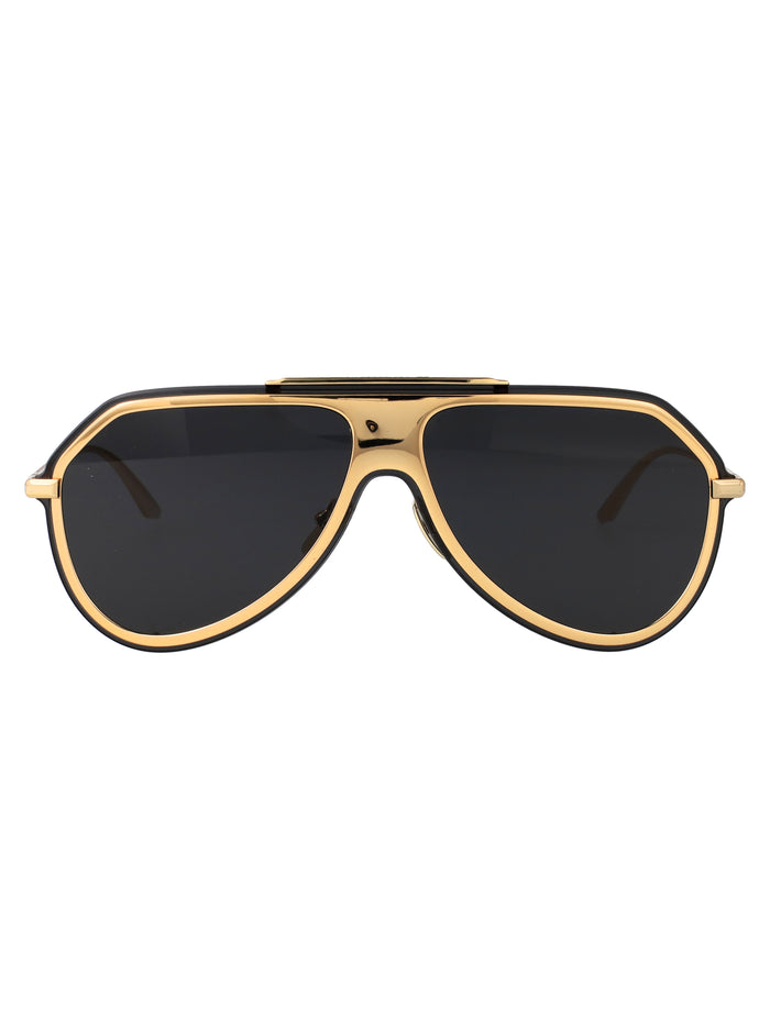 Dolce & Gabbana Gold Metal Sunglasses