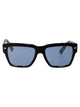 Dolce & Gabbana Black On Grey Havana Acetate Sunglasses