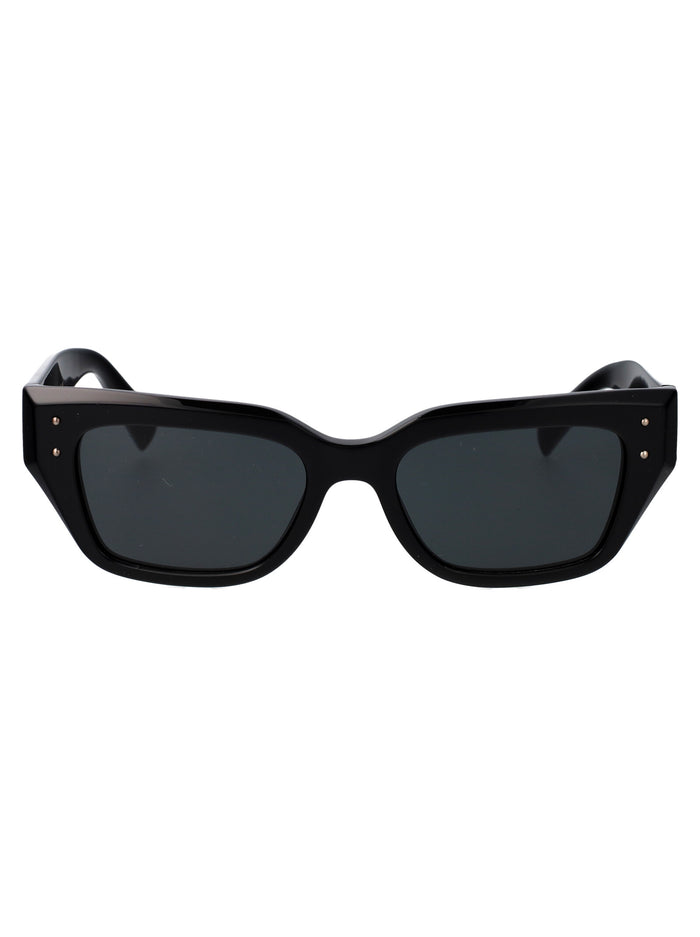 Dolce & Gabbana Black Acetate Sunglasses
