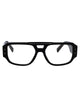Dolce & Gabbana Black Photo Clear To Grey Quarz Acetate Glasses