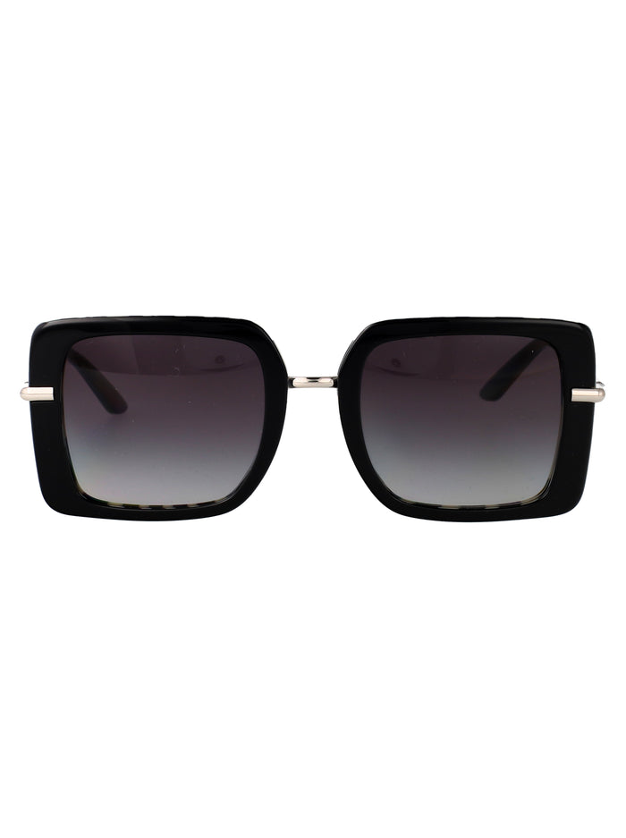 Dolce & Gabbana Black Acetate Sunglasses
