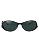 Diesel Powdre Matte Black Metal Sunglasses