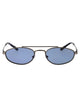 Emporio Armani Gunmetal Opaco Metal Sunglasses