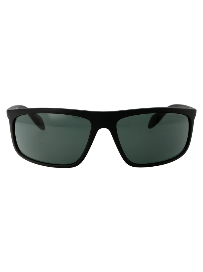 Emporio Armani Matte Black Injected Sunglasses