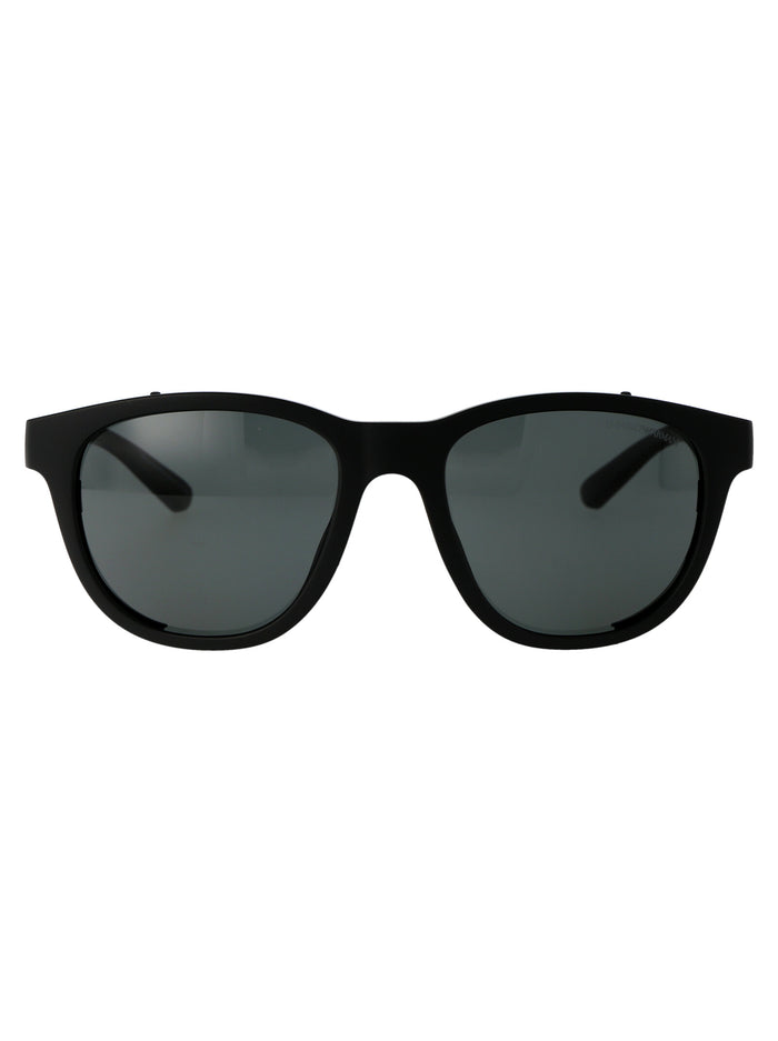 Emporio Armani Matte Black Injected Sunglasses